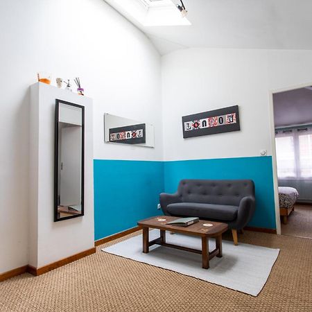 T2 Toulouse 40M2, Lit Queen Size, Climatisation, Quartier Sympa, Terrasse Bagian luar foto