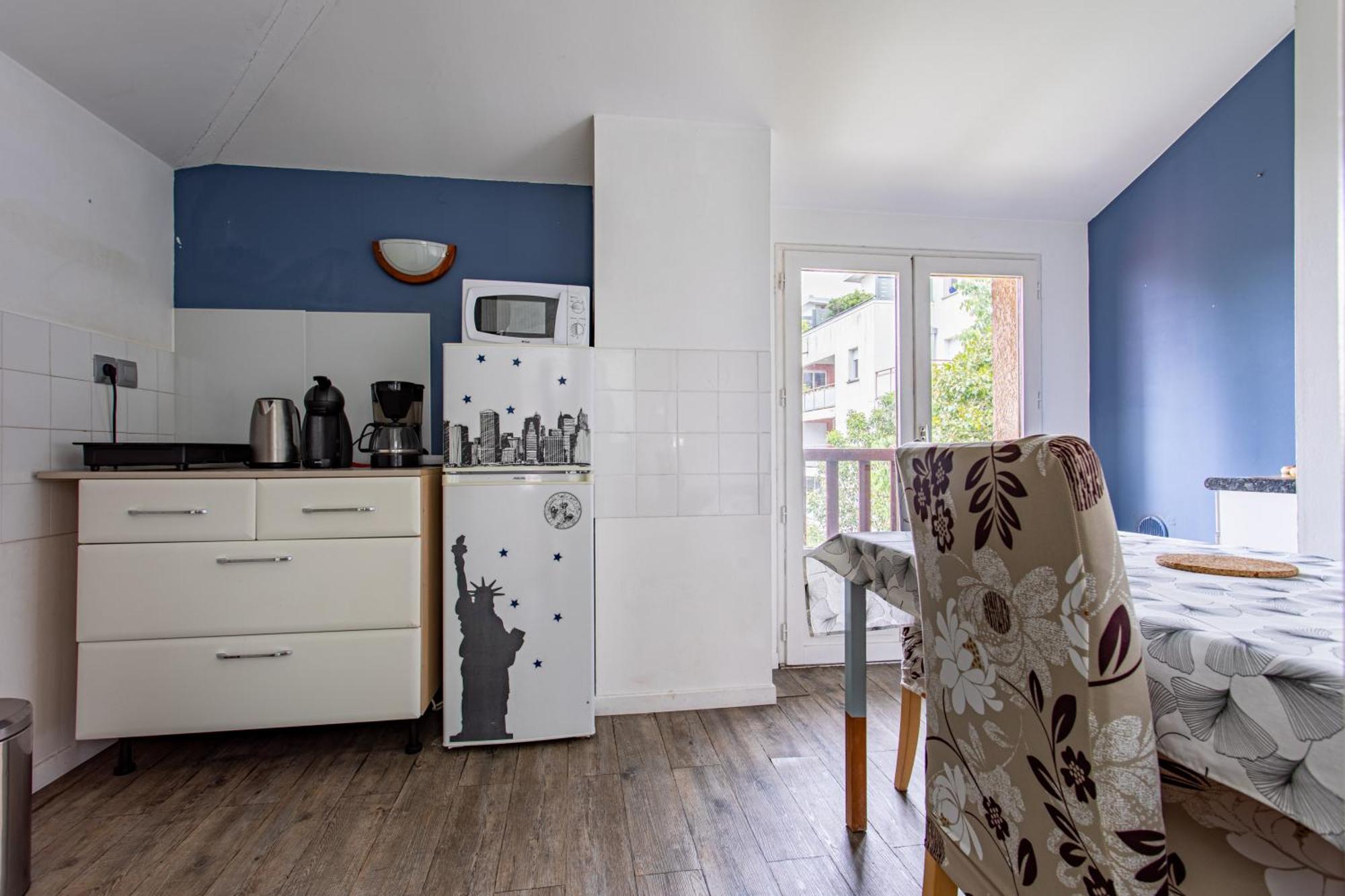 T2 Toulouse 40M2, Lit Queen Size, Climatisation, Quartier Sympa, Terrasse Bagian luar foto